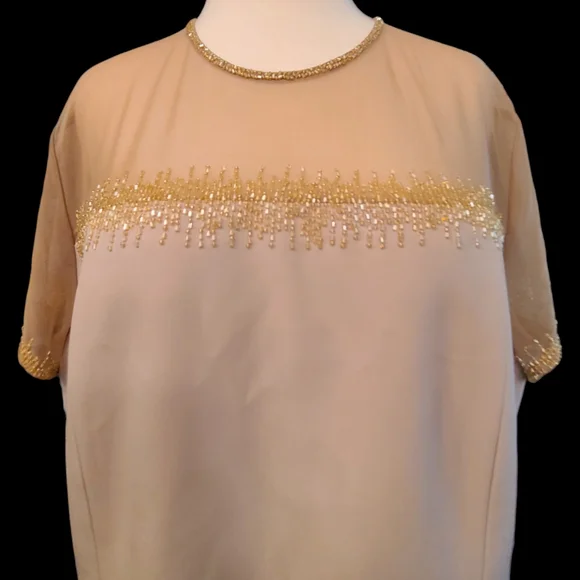 St. Anthony evening size 14 tan 3 piece suit - Picture 15 of 16